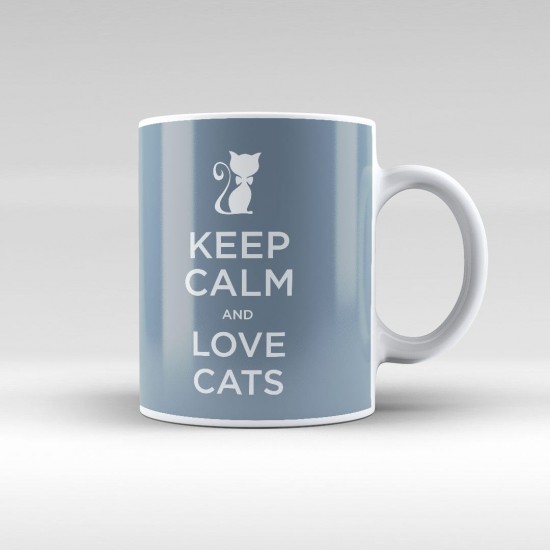 Keep calm and love cats