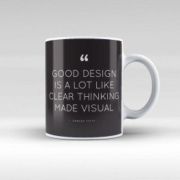 Good design is a lot like clear thinking made visual