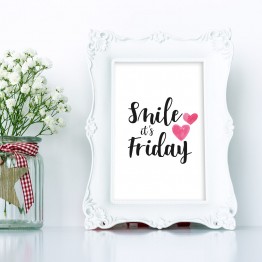 Smile its friday - poster