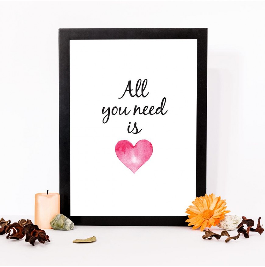 All you need is love - Poster
