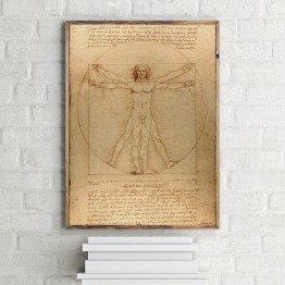 Leonardo da Vinci'nin Vitruvius Adamı - poster