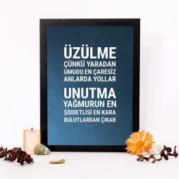 Üzülme çünkü - Poster