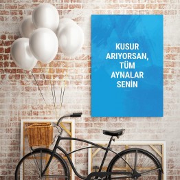 Kusur arıyorsan tüm aynalar senin - poster