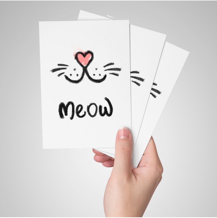 Meow - Kartpostal